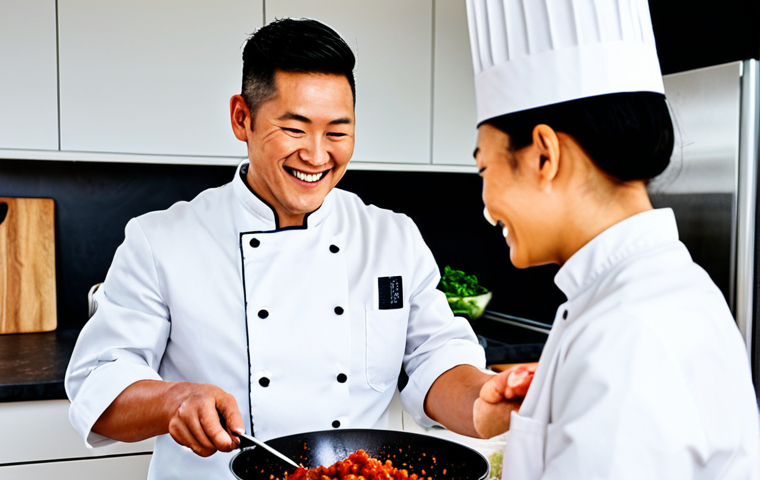 고추장 브랜드별 비교 - Gochujang Marinade**
A professional chef, fully clothed in a clean, white chef's coat, preparing a ...