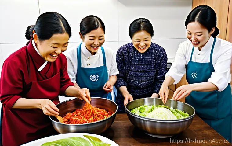 한국 전통 발효식품의 역사 - **Traditional Jangdokdae Garden bathed in golden hour light.**
    A serene and picturesque scene fe...